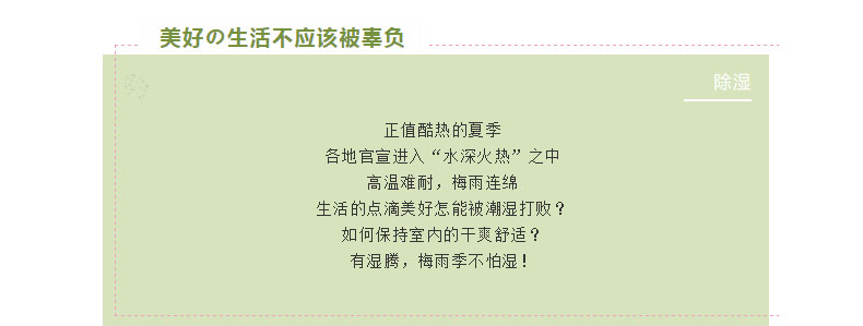 如何避免生活的樂趣被潮濕影響？