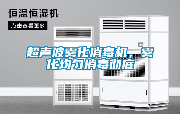超聲波霧化消毒機，霧化均勻消毒徹底