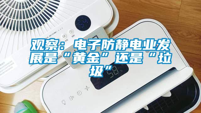 觀察：電子防靜電業發展是“黃金”還是“垃圾”