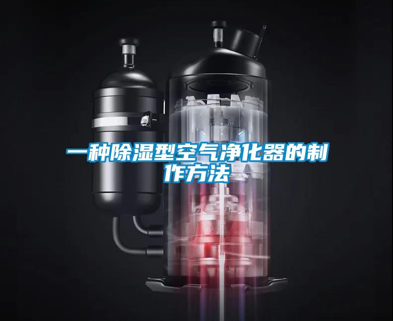 一種除濕型空氣淨化器的製作方法