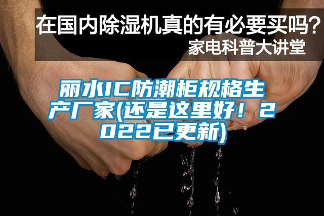 麗水IC防潮櫃規格生產廠家(還是這裏好！2022已更新)