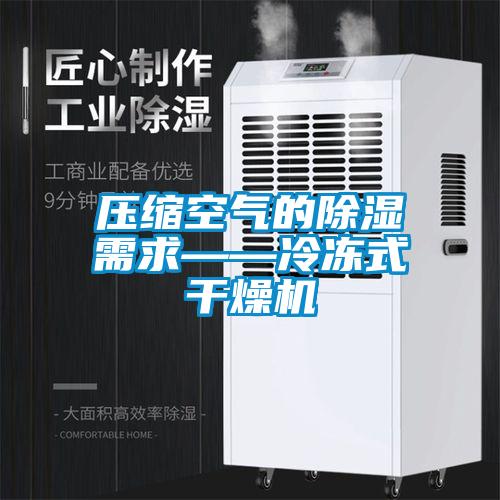 壓縮空氣的除濕需求——冷凍式幹燥機