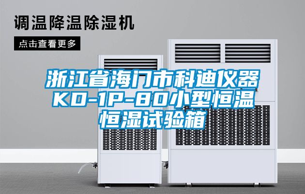 浙江省海門市科迪儀器KD-1P-80小型恒溫恒濕試驗箱